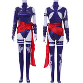 NEATMOA Marvel Rivals Psylocke Cosplay Costume Full Set – High Quality Purple Ninja Outfit for Halloween Comic Con Gaming Events